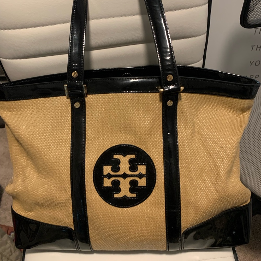 Tory Burch Straw Tote Bag